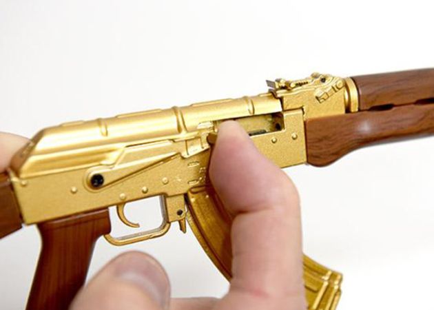 Miniatuur Goatguns Mini AK47 Gold (3)