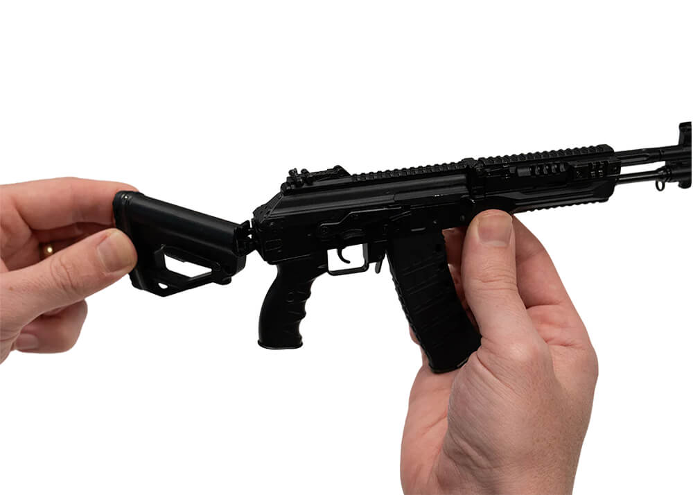 Miniatur Goatguns AK12 Schwarz