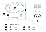 Montage Hawke 22112 25.4 mm Low Weaver (2)