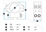 Montage Optisan SSD 30mm Medium Weaver (2)