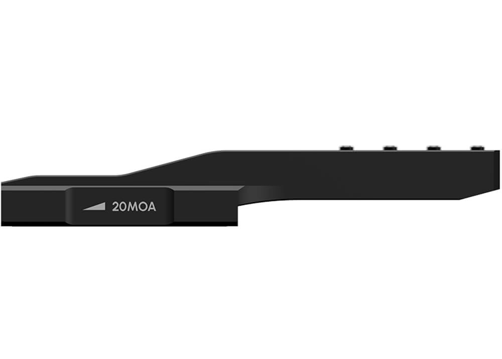 Montage DNT Weaver/Picatinny Lang 20 MOA für ThermNight/Hydra/Zulus HD V1 & V2