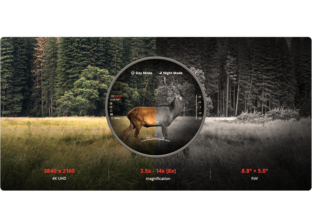 HikMicro Alpex 4K A50E Nachtsichtzielfernrohr