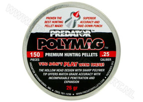 Luchtdrukkogeltjes Predator Polymag 6.35 mm 26 grain