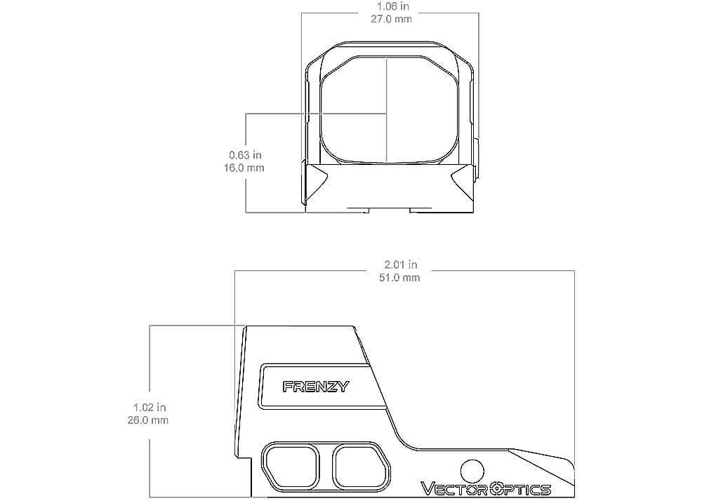 Vector Optics Frenzy 1x16x21 für Glock MOS Red Dot