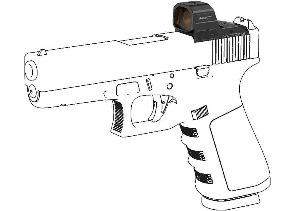 Vector Optics Frenzy 1x16x21 für Glock MOS Red Dot