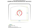 Vortex Defender-CCW geschlossenes Solar-Mikro-Rotpunktvisier