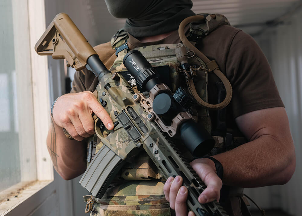 Element Optics Theos 2-10x42 MPR-1D MRAD Zielfernrohr - Schwarz