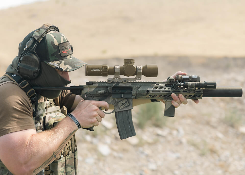 Element Optics Theos 2-10x42 MPR-1D MRAD Zielfernrohr - FDE