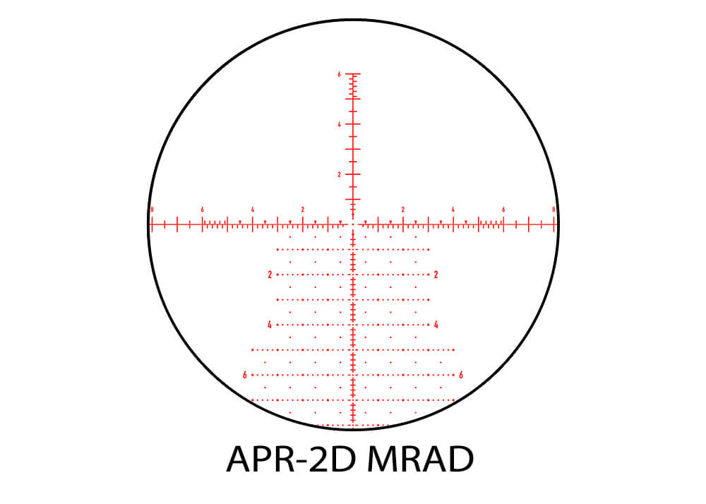Element Optics Theos 6-36x56 APR-2D MRAD Zielfernrohr - Schwarz