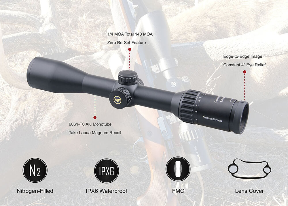 Vector Optics Continental 1.5-9x42 Zielfernrohr