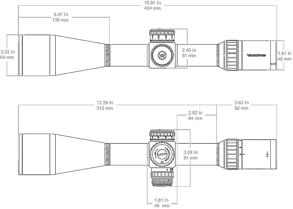 Vector Optics Continental X6 6-36x56 Zielfernrohr