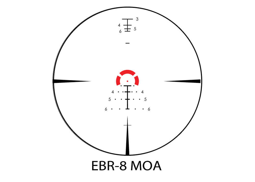 Vortex Strike Eagle 1-8x24 EBR-8 MOA Zielfernrohr