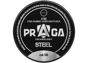 Rubberballen Praga Steel Core .50 46.3 grain