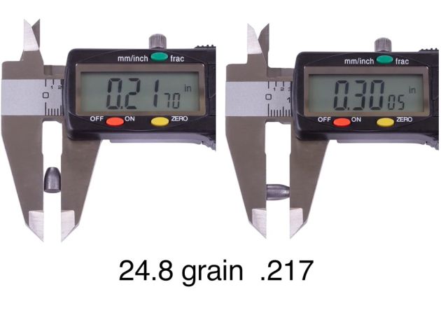 Slugs Nielsen 5.5 mm HPDB 24.8 grain (.217) (3)