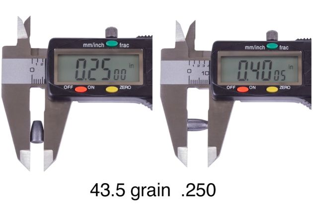 Slugs Nielsen 6.35 mm HPFB 43.5 grain (.250) (3)