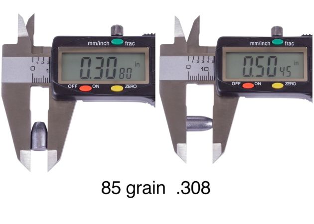 Slugs Nielsen 7.62 mm HPDB 85 grain (.308) (3)