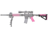 Kolf Hogue AR15 OMCB Mil-Spec met grip Pink (2)
