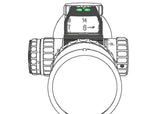 Turret Mark Reader Vector Optics X-Accu 30 mm mit Wasserwaage
