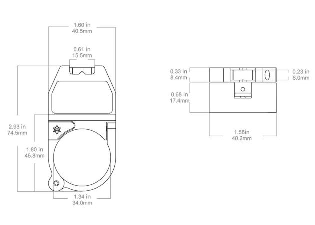 Turret Mark Reader Vector Optics X-Accu 34 mm met Waterpas (2)